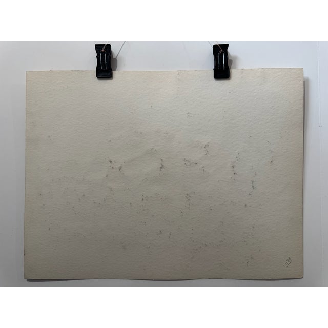 Henry Emil Salloch Original Watercolor on Paper Palmer Lake Rd, 1958. For Sale In Atlanta - Image 6 of 7