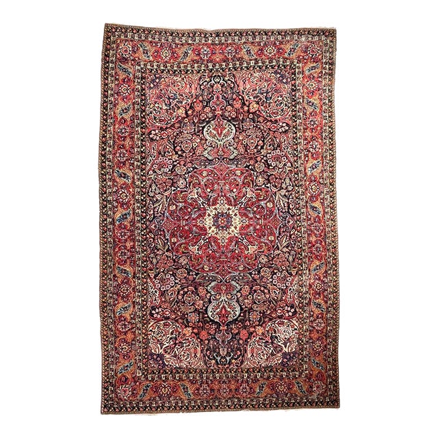 Antique Rug Vibrant Hues Timeless and Rare Palace Size Rug 9.7 x 15.3 For Sale