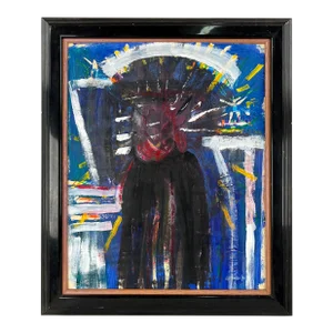 "Spirit of the Buffalo" - Las Vegas Abstract Expressionist Figurative by Addison Robichaud