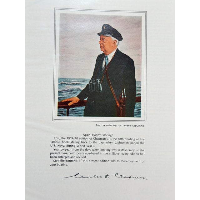 Navy Blue 1969 Chapman Piloting Seamanship & Small Boat Handling Book With Original Case For Sale - Image 8 of 10