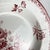 19th Century Fontange Soup Plates in Red from Sarreguemine, Set of 3 For Sale - Image 10 of 12