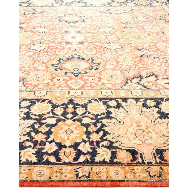 Solo Rugs Vintage Moroccan Hand Knotted Wool Area Rug, Orange - 8'1" X 9'8" For Sale - Image 4 of 9