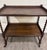 Antique English Barley Twist Oak Trolley Tea Cart Dumbwaiter For Sale - Image 4 of 9