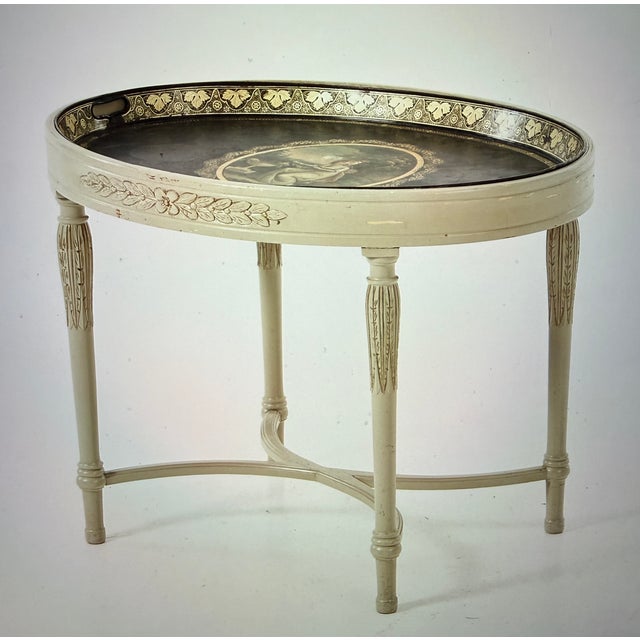 Antique Tray Table, 1880 For Sale - Image 4 of 4