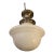 Design Plus Gallery presents the Schoolhouse White Glass Semi-Flush Pendant from Visual Comfort. This pendant has a white...