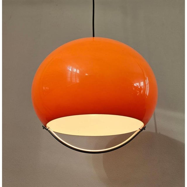Mid-Century Space Age Pendant from Meblo / Guzzini, Italy, 1970s For Sale - Image 15 of 18
