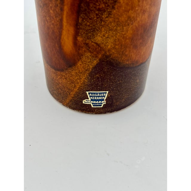 Mid-Century Ceramic Vase by Allgäuer Keramik, Germany, 1960s For Sale - Image 4 of 5
