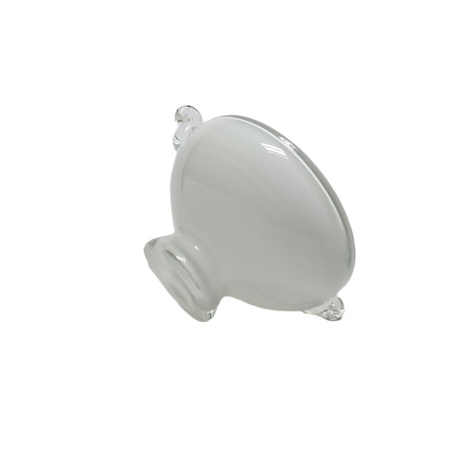 Glass Glass Basket from HSG Tarnowiec, Poland, 1970s For Sale - Image 7 of 8