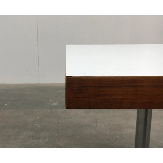 Metal and Wood Side Table from Artifort, 1960s For Sale - Image 9 of 18