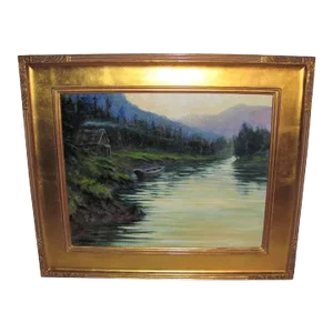 American Oil on Canvas Painting Don Kolstad