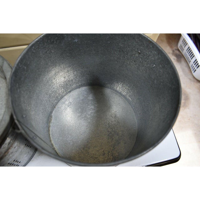 Vintage Late 20th Century Galvanized Fishing Minnow Bait Can, Old Pal Inc. For Sale - Image 9 of 13