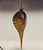 Bronze Early 20th Century Signed Zweifel Art Glass Iridescent Teardrop Ornament For Sale - Image 8 of 12