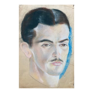 1930s Clifford Thompson Portrait of a Man For Sale