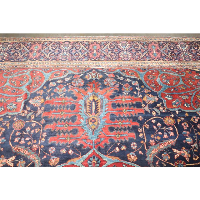 Traditional Traditional Antique Persian Meshed Square Rug no. 10971 For Sale - Image 3 of 12