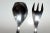 Mod. Nr. 2090 Steel Salad Servers by Helmut Alder for Amboss, 1963, Set of 2 For Sale - Image 3 of 7
