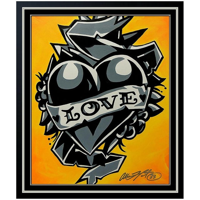 Message us to inquire about custom framing options! (Included for free with every purchase) The painting is of impressive...
