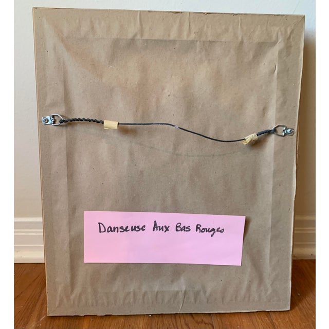 1950s 1950s Framed Print of Edgar Degas's "Danseuse Aux Bas Rouges" For Sale - Image 5 of 6