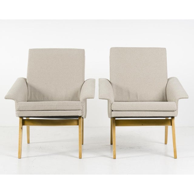 Armchairs by Miroslav Navratil for Jitona, 1960s, Set of 2 For Sale - Image 9 of 10