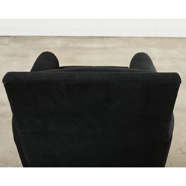 Ralph Lauren Italian Vegan Suede Colorado Club Chair For Sale - Image 15 of 18