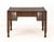 J.M. Young and Sons Arts and Crafts Oak Desk, circa 1920, with single drawer and slat sides, "J.M. Young and Sons /...
