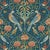 Morris & Co Seasons by May Wallpaper in Indigo For Sale