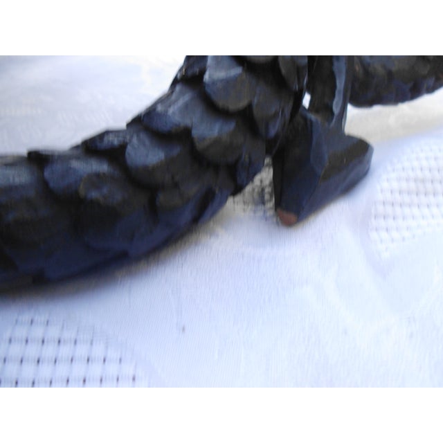 Wooden Dragon Wall Sconce For Sale - Image 5 of 16