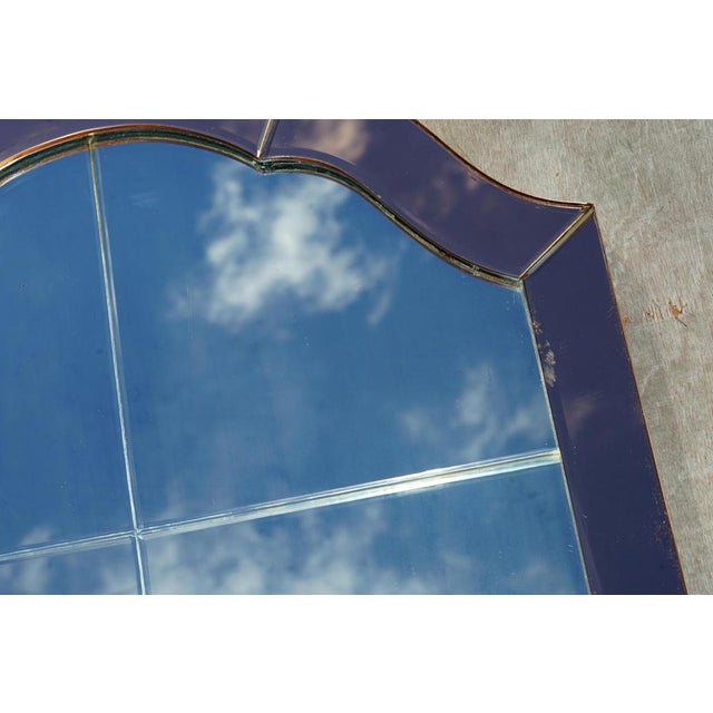 Art Deco Venetian Foxed Rose Coloured Glass Bevelled Mirror, 1930s For Sale - Image 16 of 18