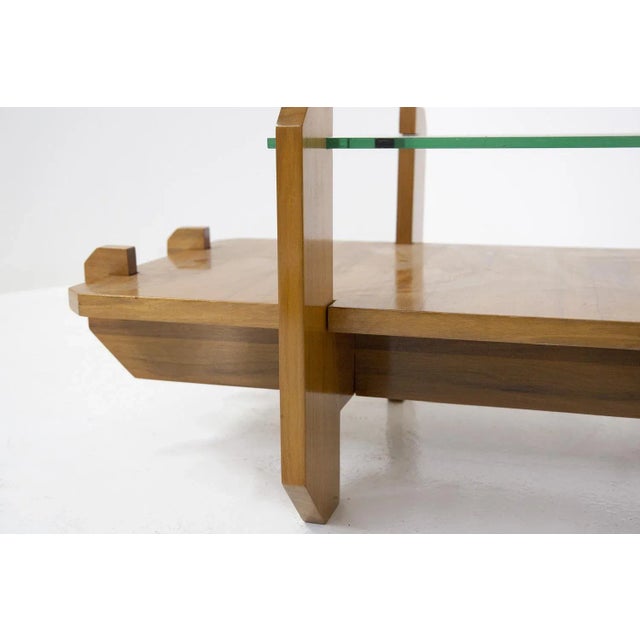 Italian Coffee Table with Glass Top by Vittorio Gregotti, 1960 For Sale - Image 6 of 11