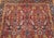 Vintage Heriz Rug, Hand-Knotted Wool, Allover Geometric Pattern, Red & Blue, 8x11 For Sale - Image 11 of 15