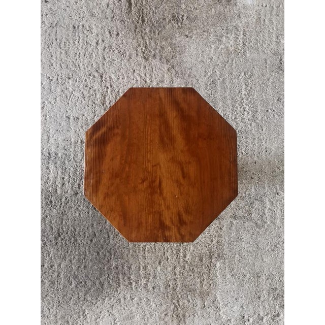 Sculptural Pine Side Table by Axel Einar Hjorth for Nordiska Kompaniet, 1930s For Sale - Image 3 of 13