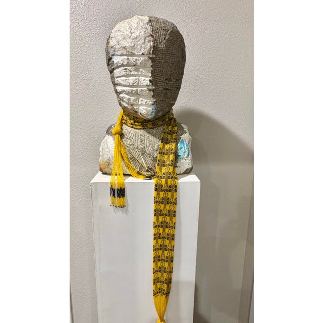 Native American Tribal design with a geometric pattern and decorative tassel belt, scarf or sash that’s not only elegant,...