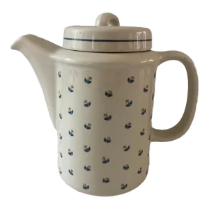 Vintage Otagiri Hand Painted Petite Rose Coffee Pot