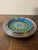 A classic example of mid century Italian ceramic design, this 1950s Bitossi ashtray showcases the iconic Rimini blue glaze...