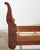 Wood Ralph Lauren Villa America Mahogany Rattan Gondola Sleigh Bed For Sale - Image 7 of 18