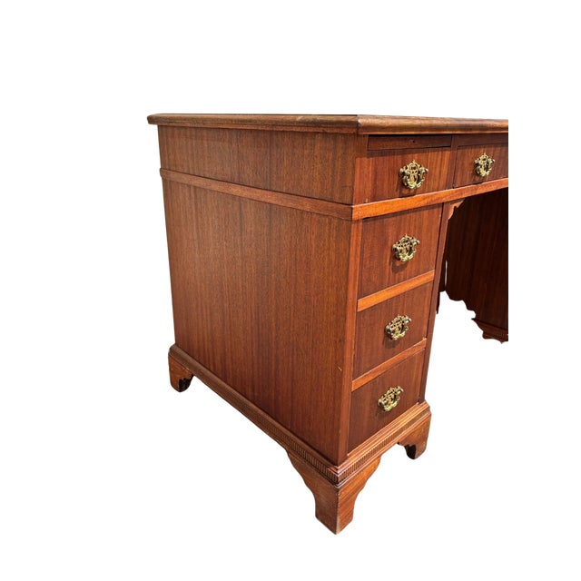 Table come with original pair of skeleton keys to open the drawers. The drawers open and close smoothly. Made in Sept 24th...