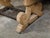 Italian Coffee Table Made of 19th Century Bleached Oak Base and Later Vellum Top For Sale - Image 9 of 12
