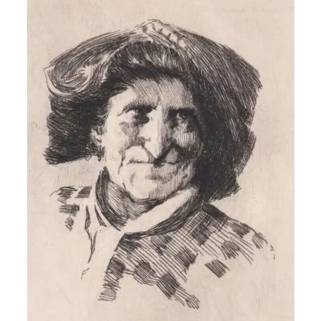 Alexander Aladar Blum (1889-1969) etching on paper, pencil signed. Blum studied art at the National Academy of Design in...