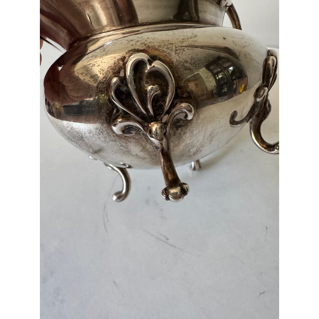 1900 - 1909 Antique Edwardian Sterling Silver Sauce Boat, Glasgow Hallmarked, C. 1900 For Sale - Image 5 of 11