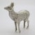 Vintage Italian Handmade Genuine Silver Deer / Fawn Figurine Rare Solid Statue For Sale - Image 4 of 11