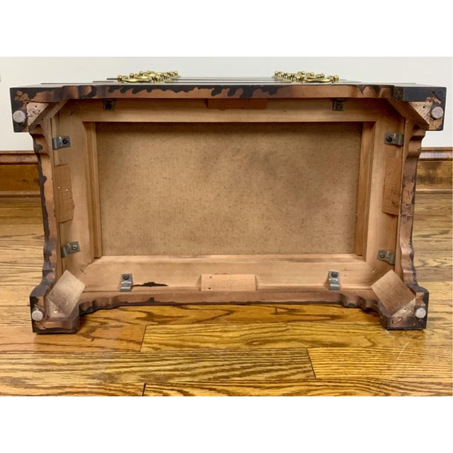 Brown Vintage Ethan Allen Chippendale Style Four-Drawer Chest of Drawers For Sale - Image 8 of 9