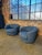 Early 21st Century Swivel Barrel Lounge Chairs Attributed to Radnor For Sale - Image 5 of 8