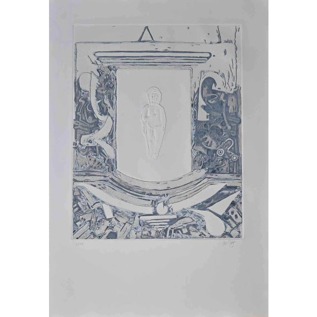 Decalogue N°1 is an original artwork realized by Lucio del Pezzo between 1976 and 1978. It is part of "Decalogue", a...