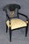 Set 4 Regency Style Ebonized& Gold 1960's Armchairs For Sale - Image 12 of 13
