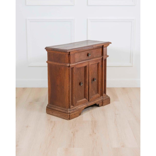 Small Antique Solid Wood Sideboard From The 18th Century, Tuscany For Sale In Atlanta - Image 6 of 9