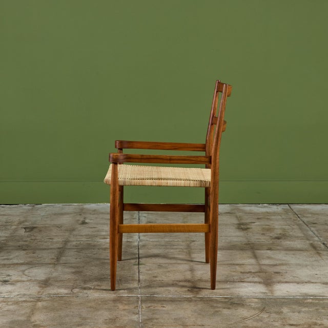 Gio Ponti Cane Seat Armchair for Knoll International For Sale - Image 11 of 18