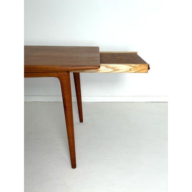 Boomerang Extendable Dining Table in Teak, 1960s For Sale - Image 8 of 13