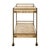 New special order item. Not vintage. Roll out the good times with this two-tier bar cart, where light burlwood meets...