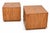 1970s Pair of Vintage Campaign Style Nightstands / End Tables For Sale - Image 5 of 8