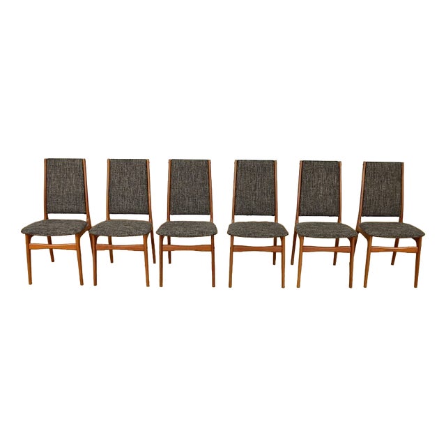 Danish Chairs by Schionning and Elgaard for Randers, 1960, Set of 6 For Sale