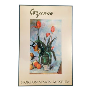 Vintage Paul Cezanne Norton Simon Museum Exhibition Poster For Sale